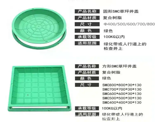 泰州树脂复合种植井盖展示